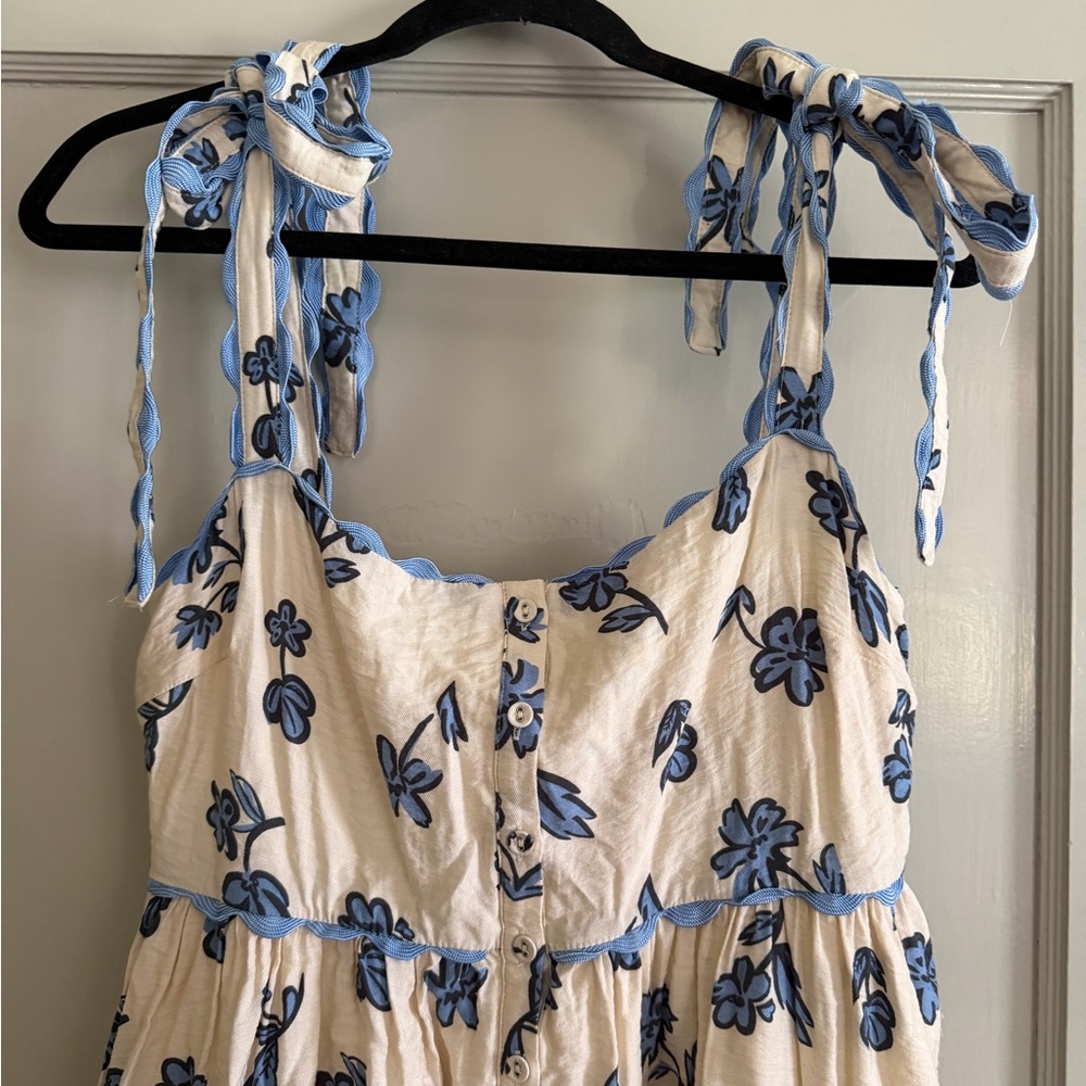 Vestique Blue Floral Dress